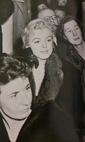 Marilyn Monroe, In A Crowd In London, 1956