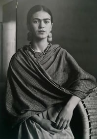 Frida Kahlo, Portrait In Dress