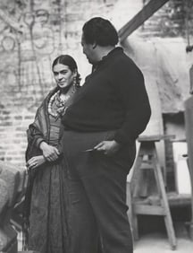 Edward Weston, Frida Kahlo and Diego Rivera, 1930