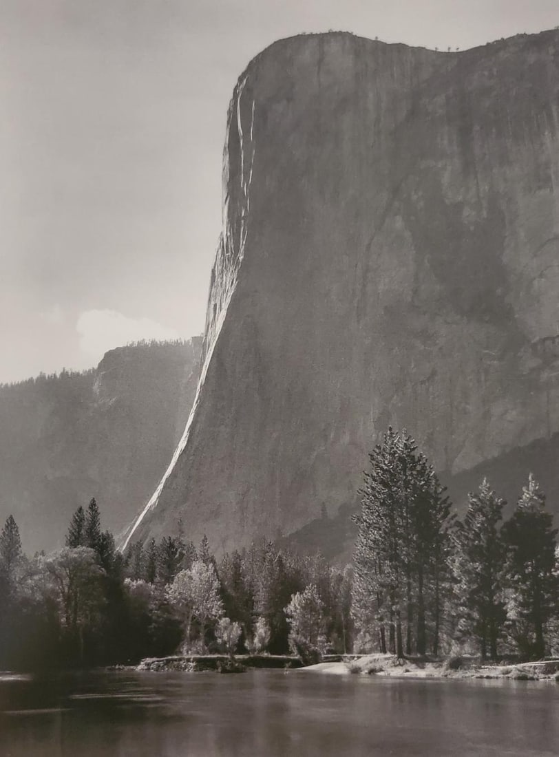 Ansel Adams, El Capitan, Merced River, Against Sun, Yosemite National Park, California, C. 1950 (1 of 1)