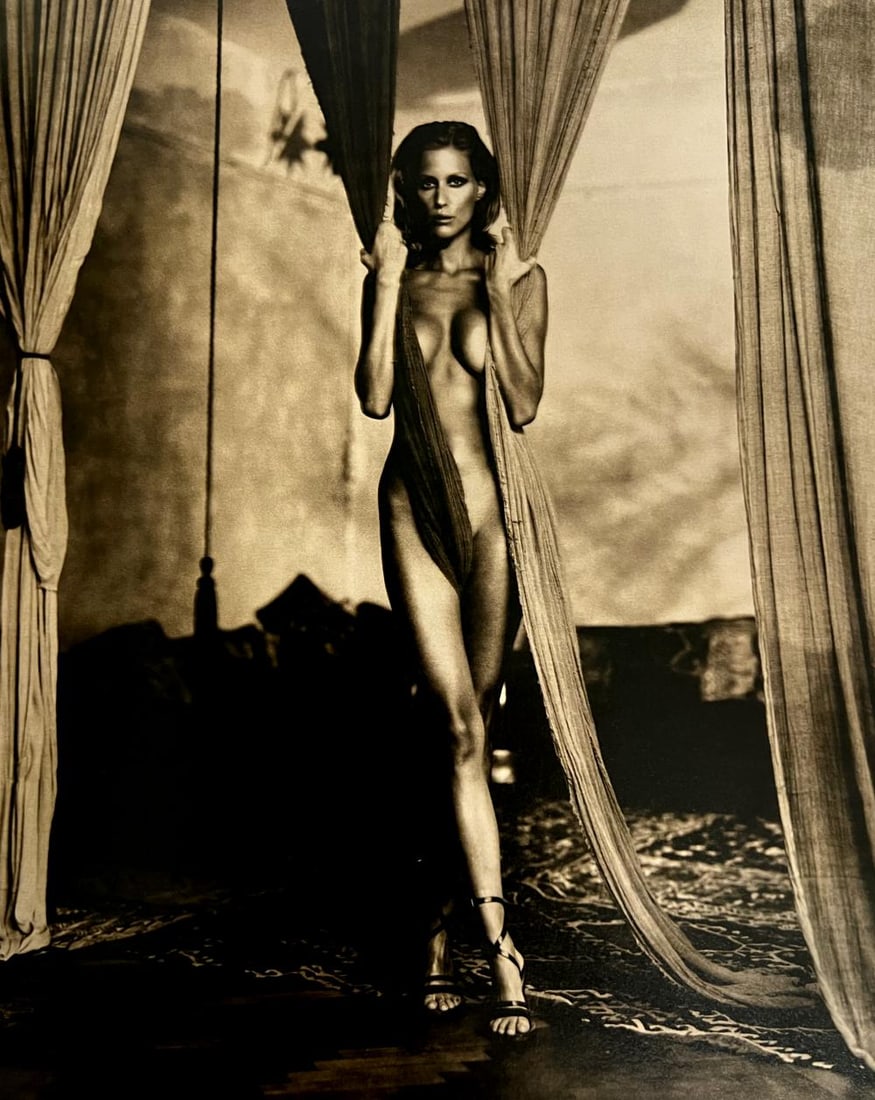 Marc Lagrange, Eva After, 2000: Photographer: Marc Lagrange was a Belgian photographer known for his nude portraits of female figures. Lagrange created dream-like and fantastical narrative pictures populated by beautiful nudes that