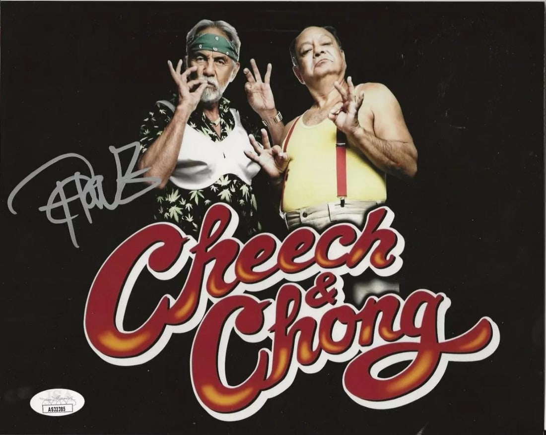 Tommy Chong, Authenticated Autographed Photo w/ Jsa Coa, 8"x10" (1 of 2)