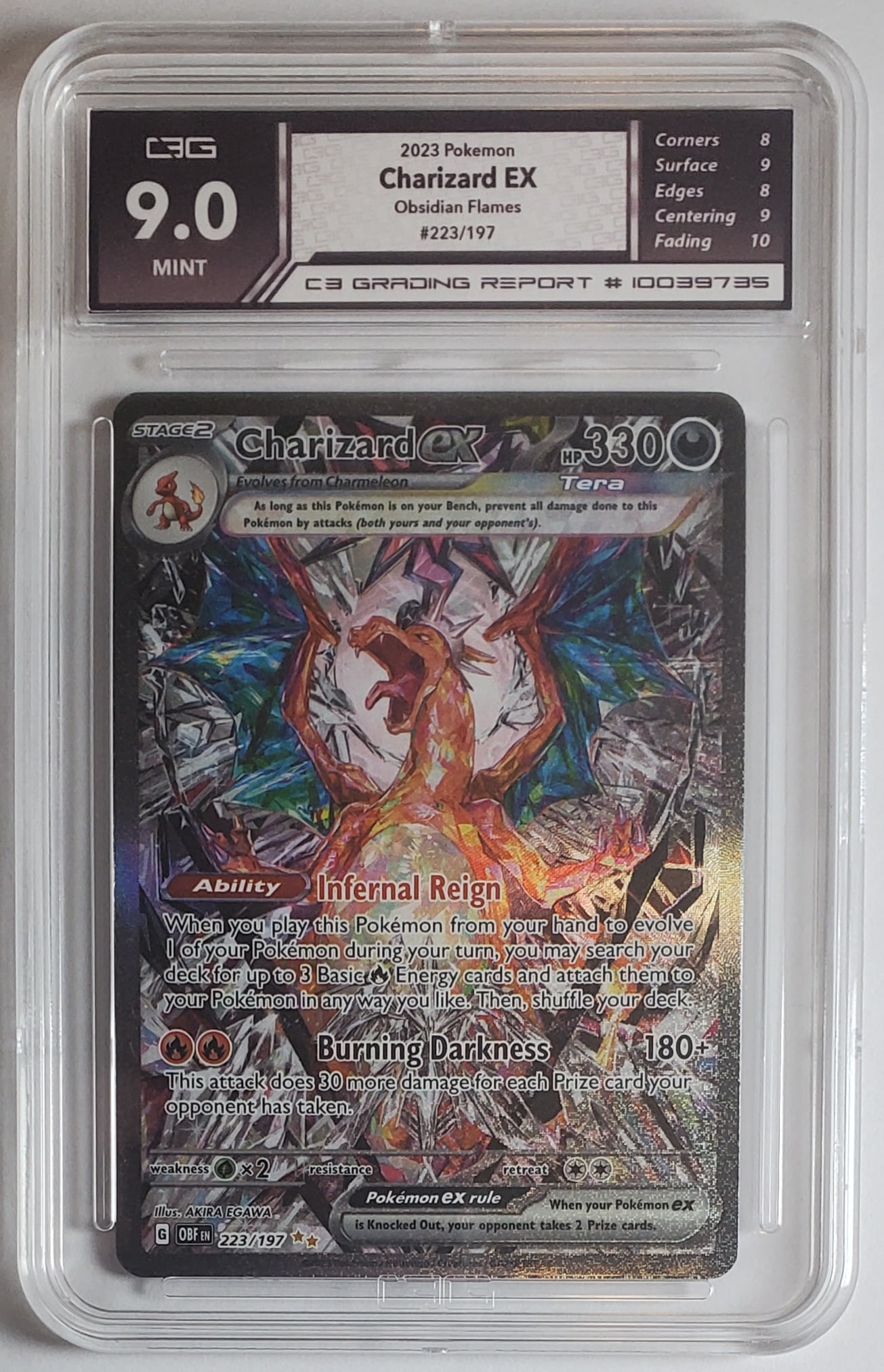 Charizard EX Full Art Holo 2023 Gem Mint 9 (1 of 2)