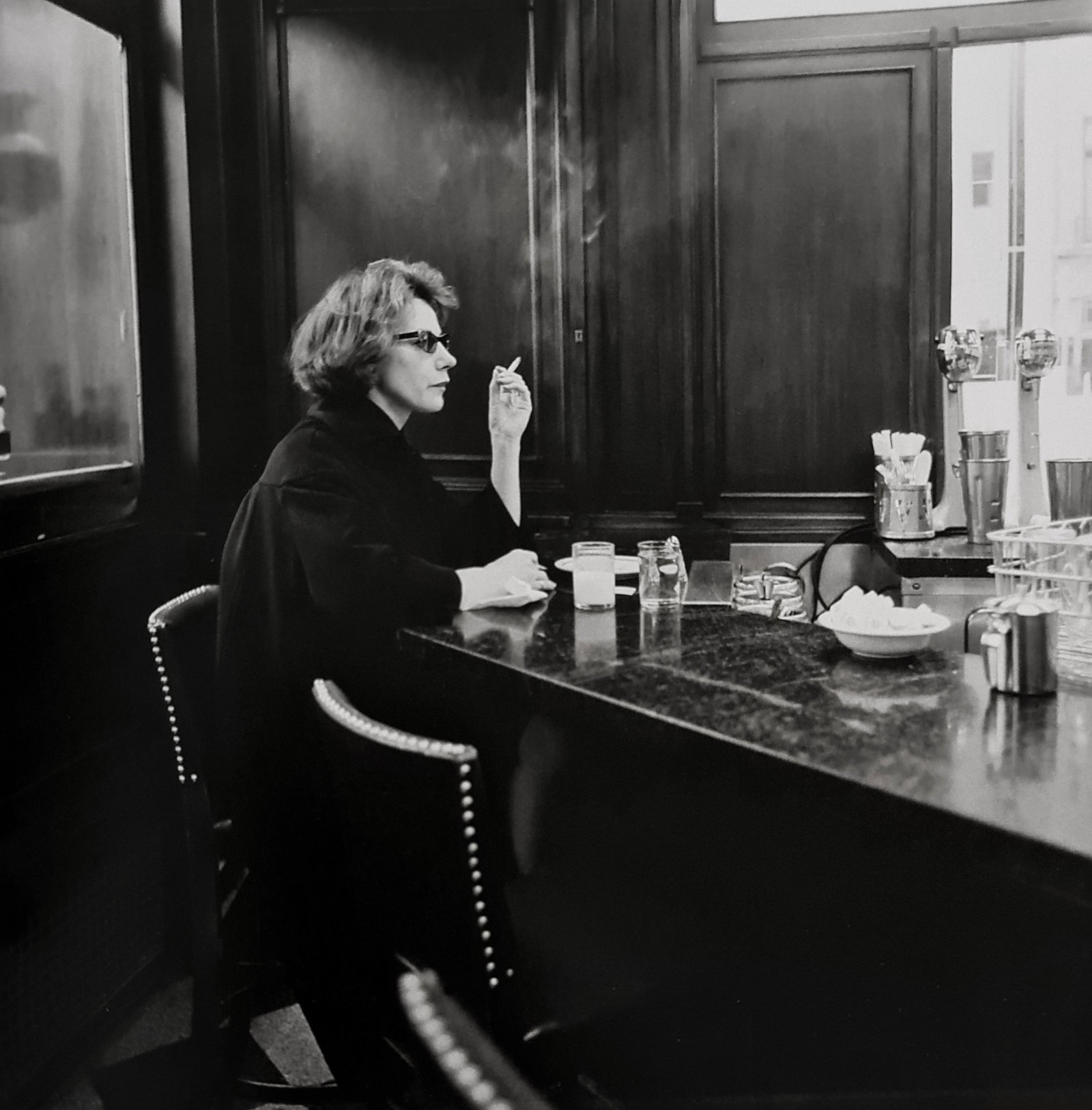 Diane Arbus, Women at a counter smoking, N.Y.C., 1962: Photographer: Diane Arbus Born: March 14, 1923, New York, New York, United States. Died: July 26, 1971, Westbeth Artists Housing, New York, United States. Diane Arbus was an American photographer. Arb