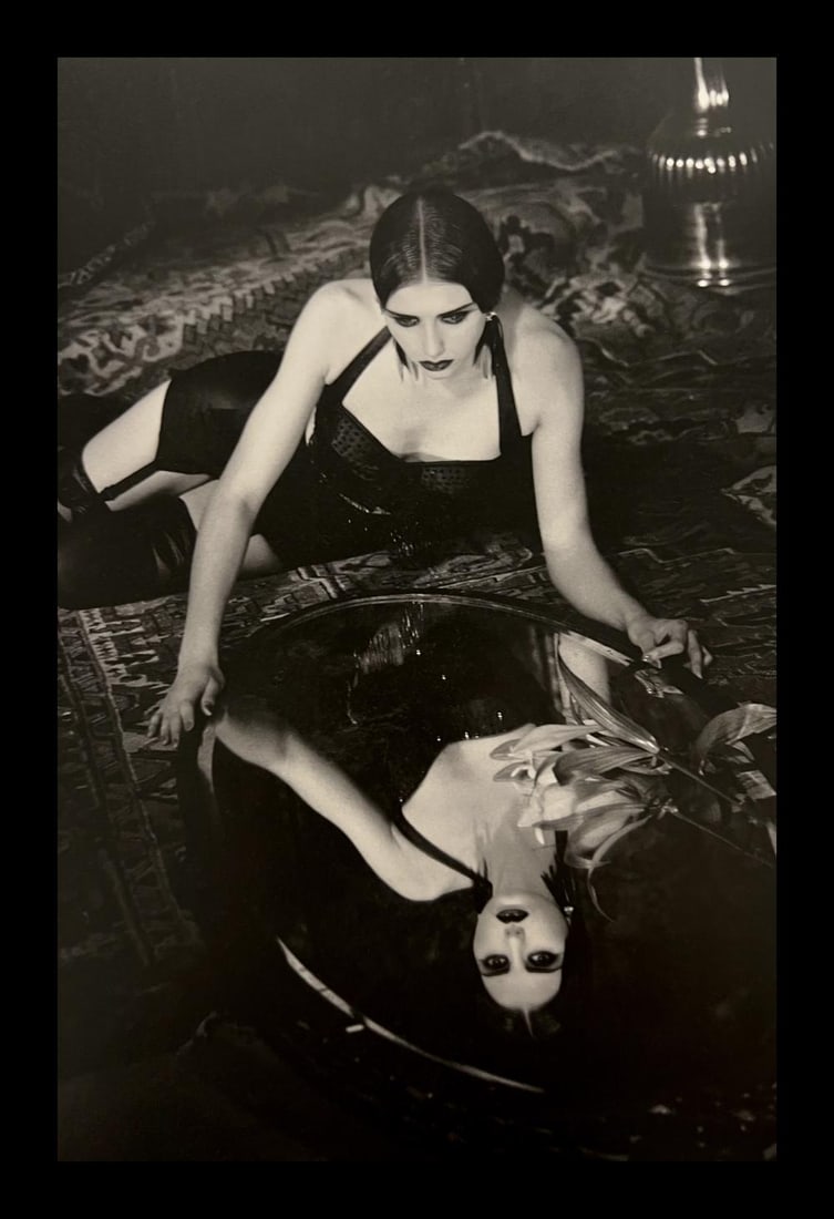 Marc Lagrange, Sheherezade II, 1998: Photographer: Marc Lagrange was a Belgian photographer known for his nude portraits of female figures. Lagrange created dream-like and fantastical narrative pictures populated by beautiful nudes that