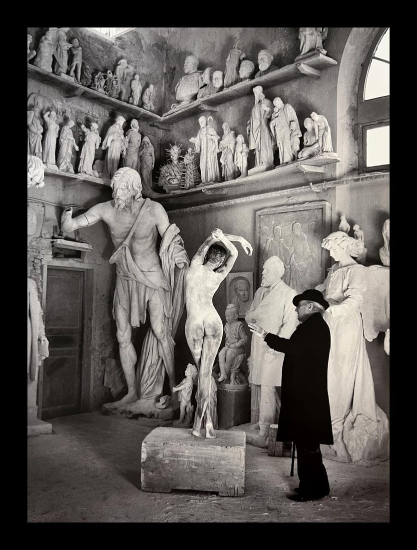 Marc Lagrange, Study - By Carlo Nicoli, 2015: Photographer: Marc Lagrange was a Belgian photographer known for his nude portraits of female figures. Lagrange created dream-like and fantastical narrative pictures populated by beautiful nudes that