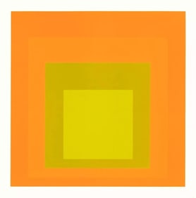 JOSEF ALBERS, 'HOMAGE TO THE SQUARE: BETWEEN THE LINES', 1968