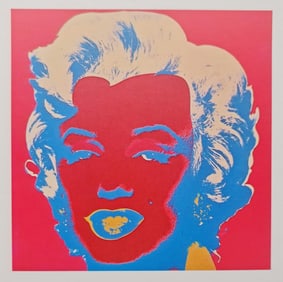 Andy Warhol, Foundation Invation, 1993 - Red Framed