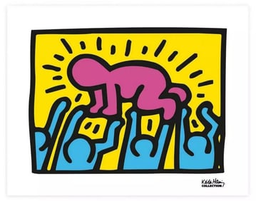 Keith Haring Untitled Estate Lithograph 2020