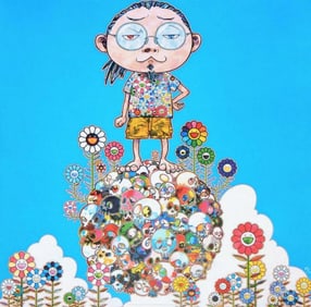 Takashi Murakami Me Among the Supernatural Signed & Numbered Lithograph 2013