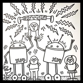 Keith Haring, Untitled V, Lithograph, 1985