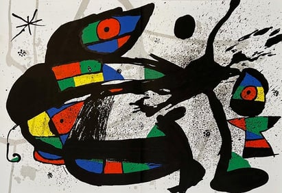 Joan Miro, 'Derriere le Miroir #231 - 1978', original lithograph