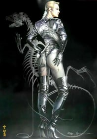 Hajime Sorayama, Print# 17, Signed Limited Edition Lithograh, 2001