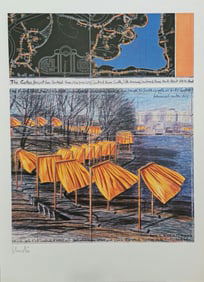 Christo, 'Project For The Gates VIII', Lithograph, 2003