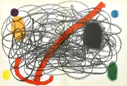 Joan Miro, 'Derriere le Miroir, no 125-126', 1961