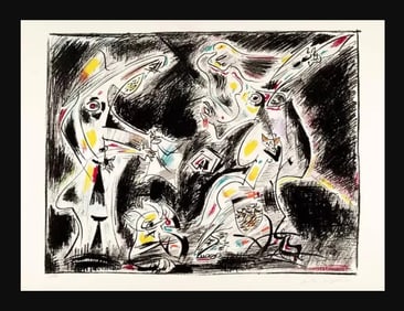André Masson 'Judith and Holofernes' Signed & numbered lithograph 1974