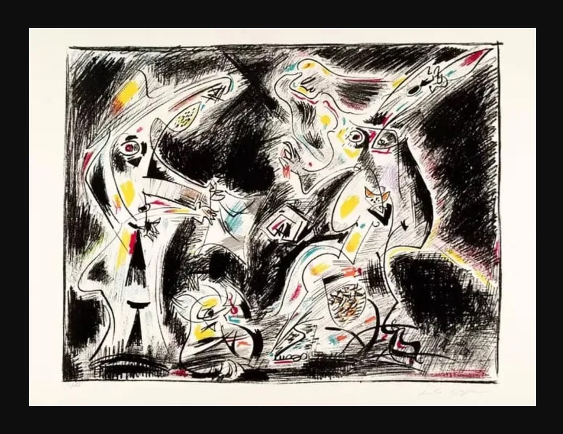 André Masson 'Judith and Holofernes' Signed & numbered lithograph 1974 (1 of 1)