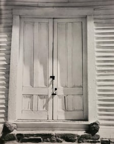 Ansel Adams, Church Door, Hornitos, California, C. 1945