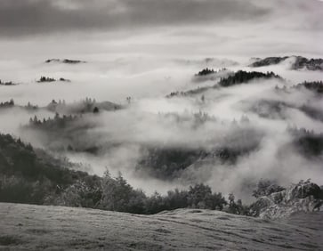 Ansel Adams, Clearing Storm, Sonoma County, California, 1951
