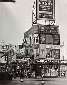 Berenice Abbott, Billboards And Signs, Flatbush Avenue Between State Street And Ashland Place, 1930s