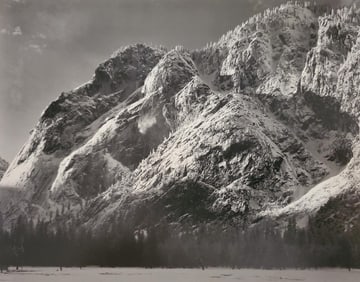 Ansel Adams, Cliffs of Glacier Point, Avalanche, Yosemite National Park, California, C. 1935