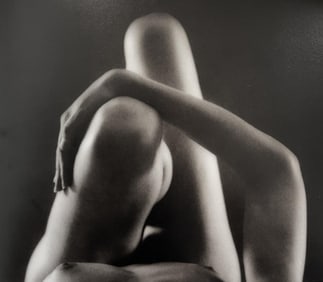 Ruth Bernhard, Knees And Arm, 1976