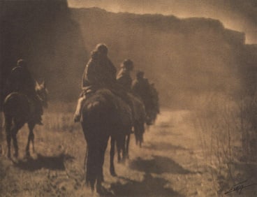 Edward S. Curtis, PLATE 45 The Vanishing Race Navaho, CA, 1904