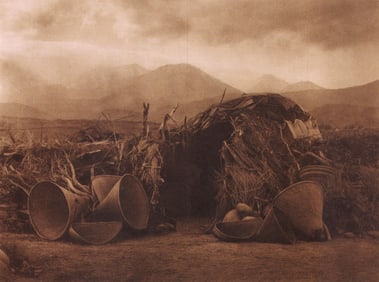 Edward S. Curtis, PLATE 47 A Mono Home, CA, 1924
