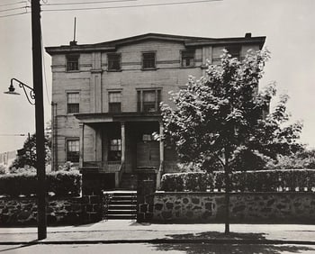 Berenice Abbott, 27th Avenue, No. 1422, Astoria, 1930s