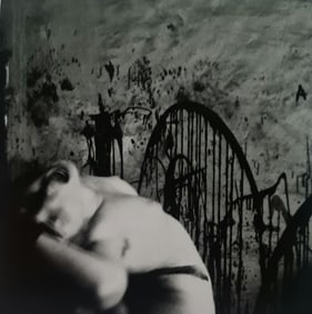 Francesca Woodman, Splatter Paint, Rome, Italy, 1977-78