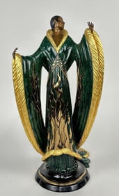 Erte, 'Femme De Luxe' 1990, Signed & Numbered Bronze Sculpture