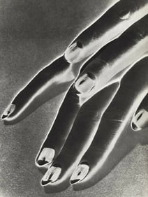 Man Ray, Surreal Solarized Portrait - Female Hands, 1930 First Edition