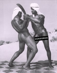 Bruce Bellas of Los Angeles Male Combat, 1950's - 7.5"x9.5"
