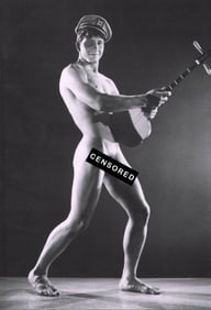 Bruce Bellas of Los Angeles Male Nude Music - 6.5"x9.5"