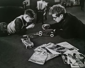 Dennis Stock, James playing with Markie Dean, Fairmount Indiana