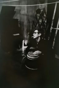 Dennis Stock, James Dean smoking, Fairmount Indiana