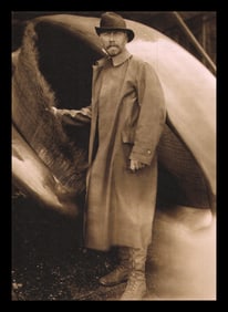Edward S. Curtis, FIG. 39, Self Portrait With Baleen Whale, 1914