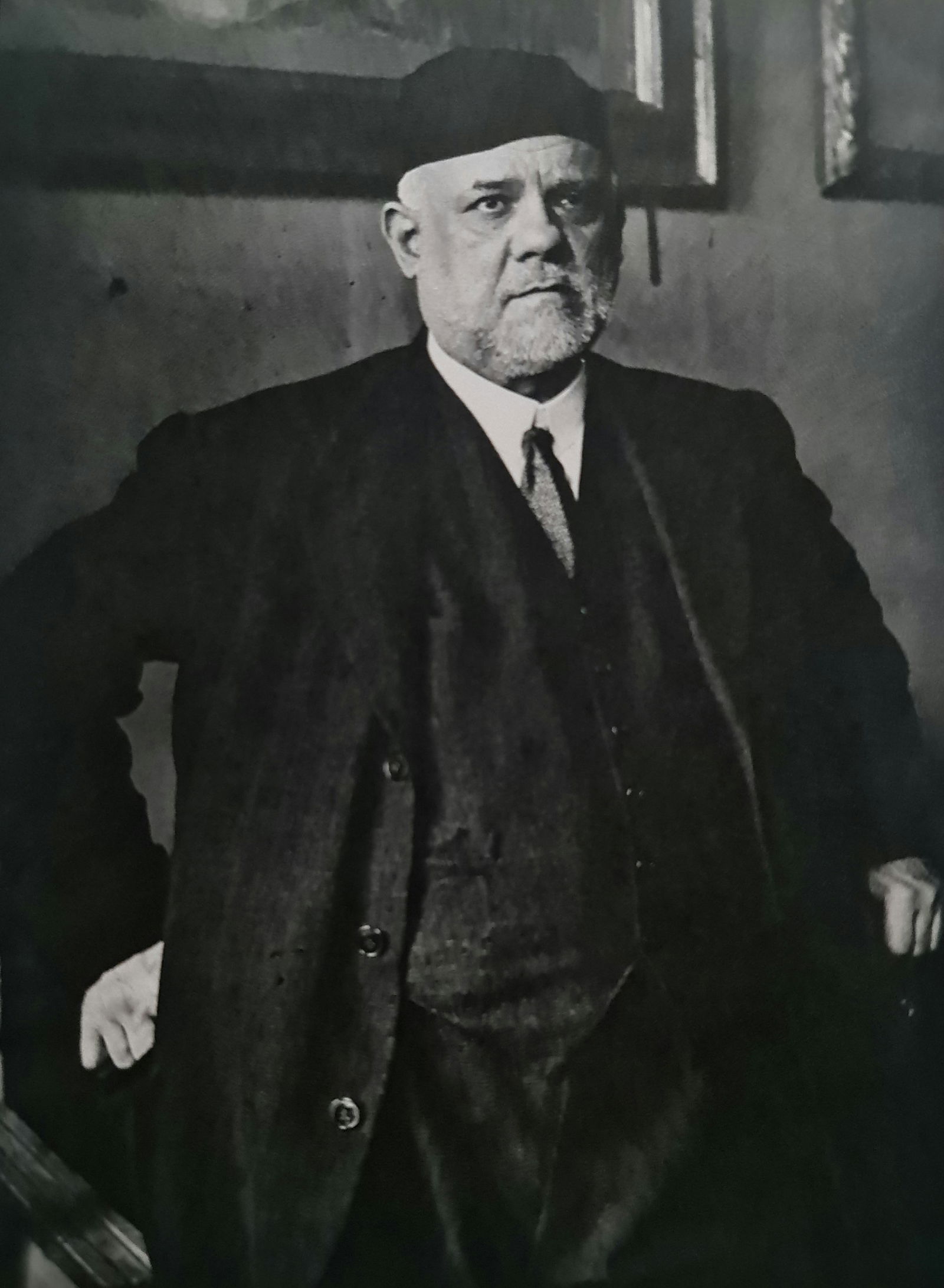 Brassai, Ambroise Vollard, 1932: Photographer: Brassai (pseudonym of Gyula Halász, 1899 – 1984) - historically important Hungarian photographer, sculptor and filmmaker who rose to fame in France. Title: Ambroise Vollard Type Of Pr