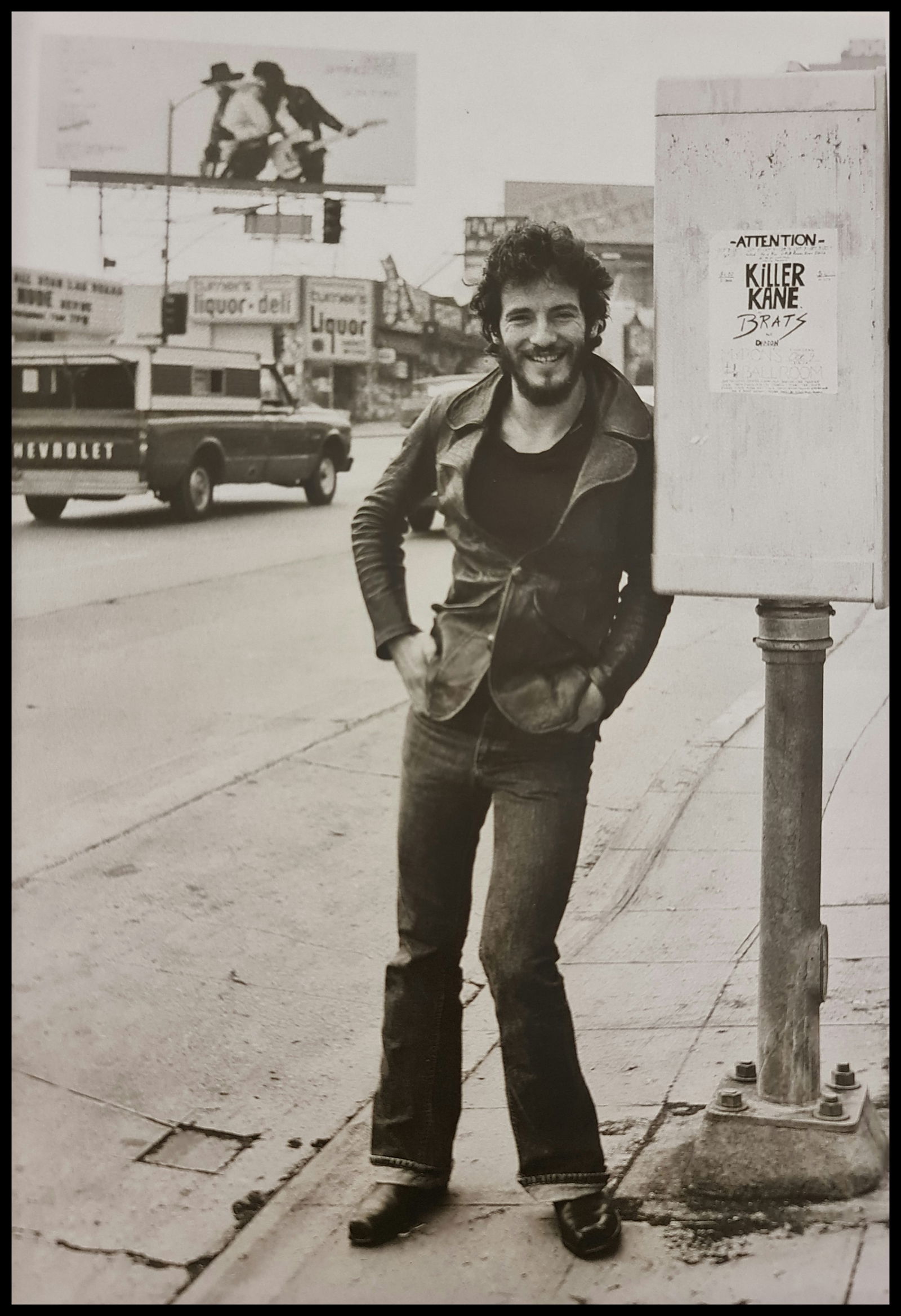 Terry O'Neill, Bruce Springsteen On Sunset Strip In Los Angeles To Promote His Album Born To Run, (1 of 1)