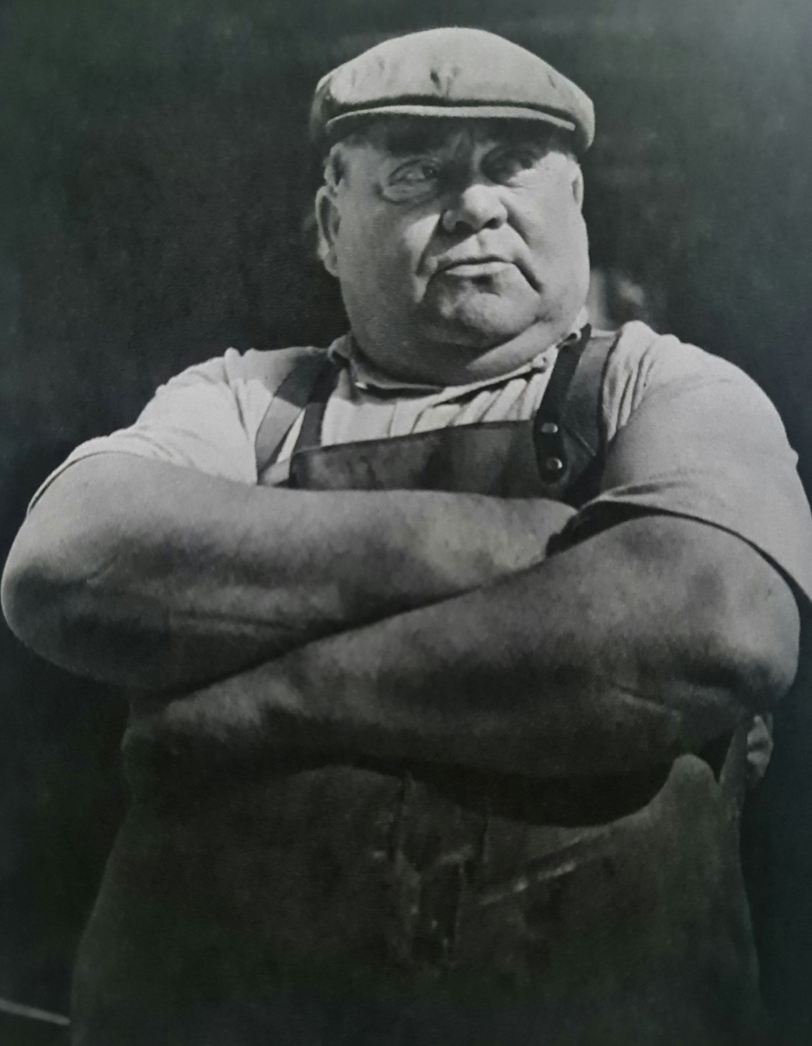 Brassai, Market Porter, Les Halles, 1939: Photographer: Brassai (pseudonym of Gyula Halász, 1899 – 1984) - historically important Hungarian photographer, sculptor and filmmaker who rose to fame in France. Title: Market Porter, Les Halles T