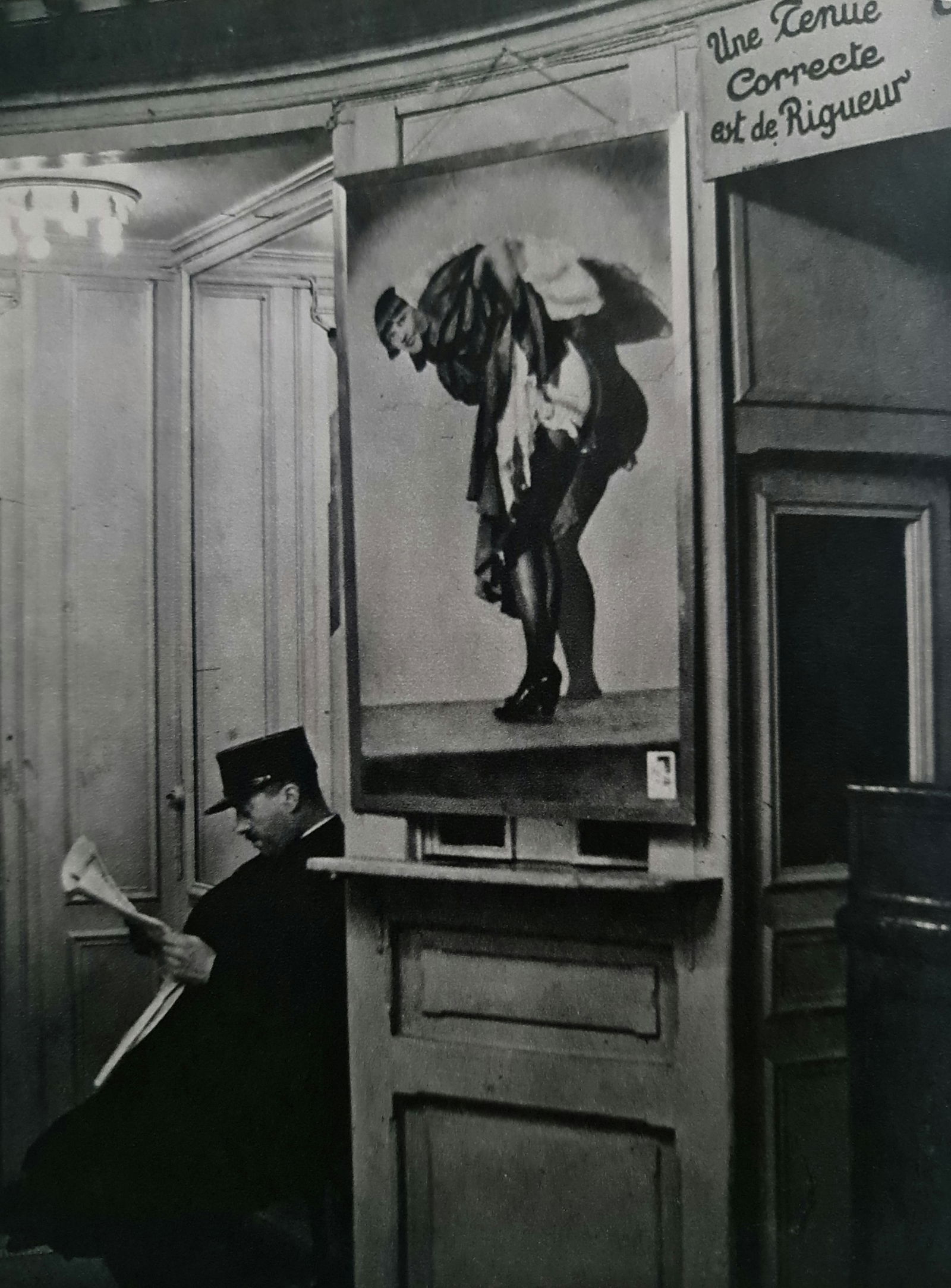 Brassai, Bal Tabarin, 1932: Photographer: Brassai (pseudonym of Gyula Halász, 1899 – 1984) - historically important Hungarian photographer, sculptor and filmmaker who rose to fame in France. Title: Bal Tabarin Type Of Print:
