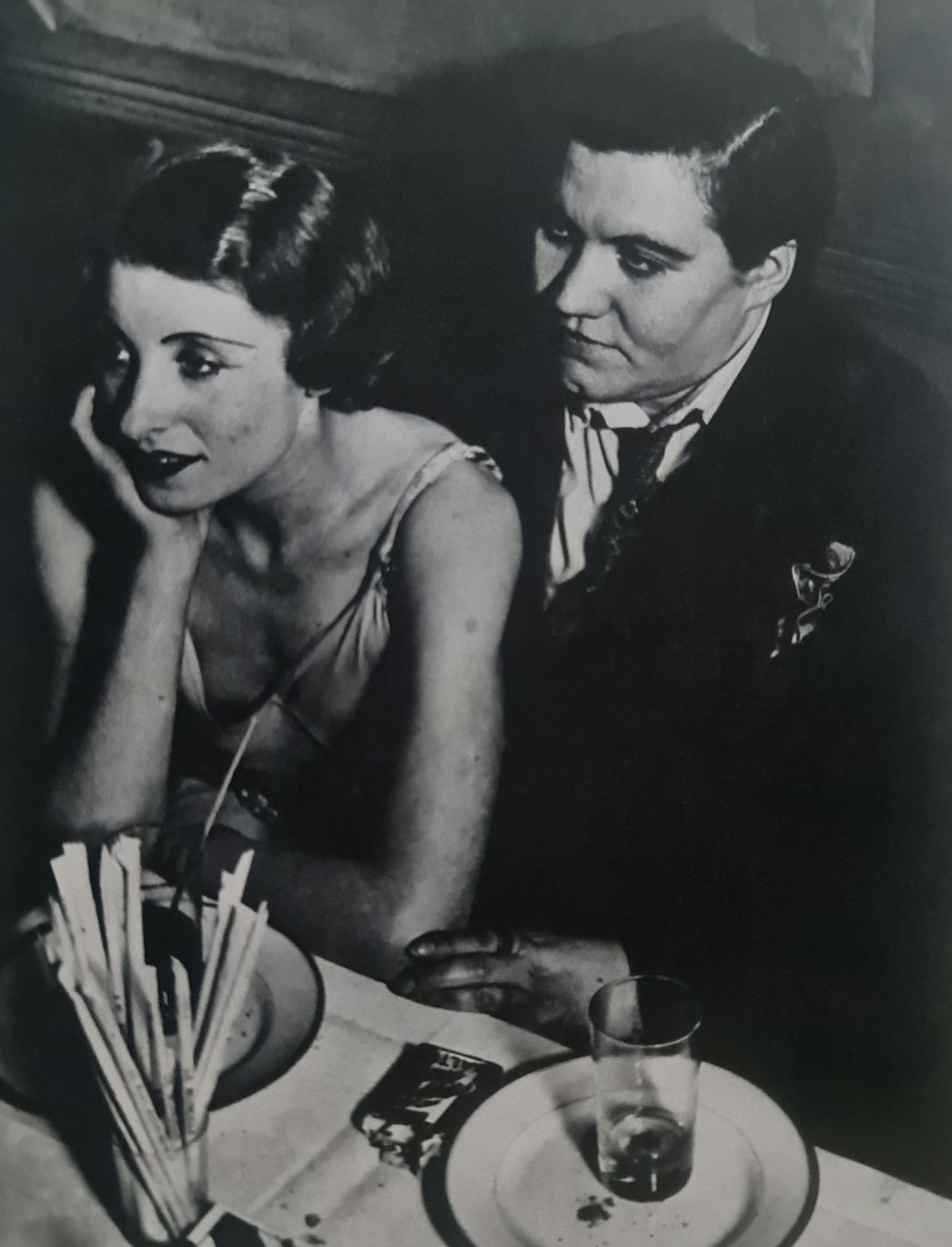 Brassai, Female Couple, 1932: Photographer: Brassai (pseudonym of Gyula Halász, 1899 – 1984) - historically important Hungarian photographer, sculptor and filmmaker who rose to fame in France. Title: Type Of Print: Authentic Vi