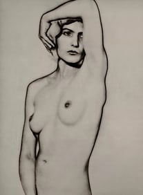 Man Ray, Solarized Female Nude NATASHA, 1930 - First Edition