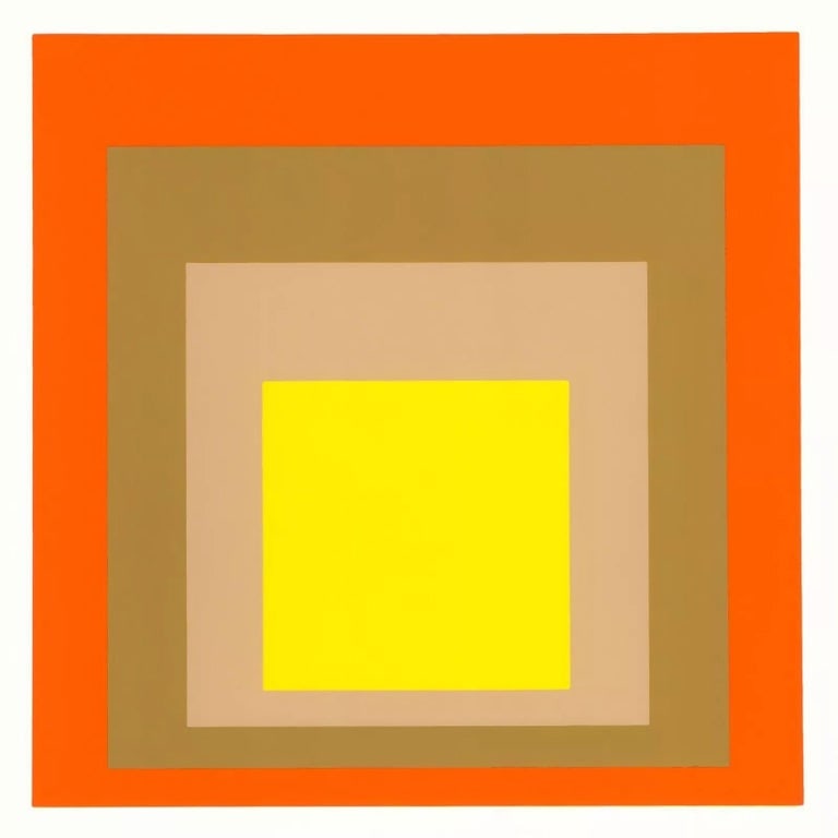 Josef Albers, Serigraph 'Study to Homage to the Square - Yes Sir 1977 (1 of 1)