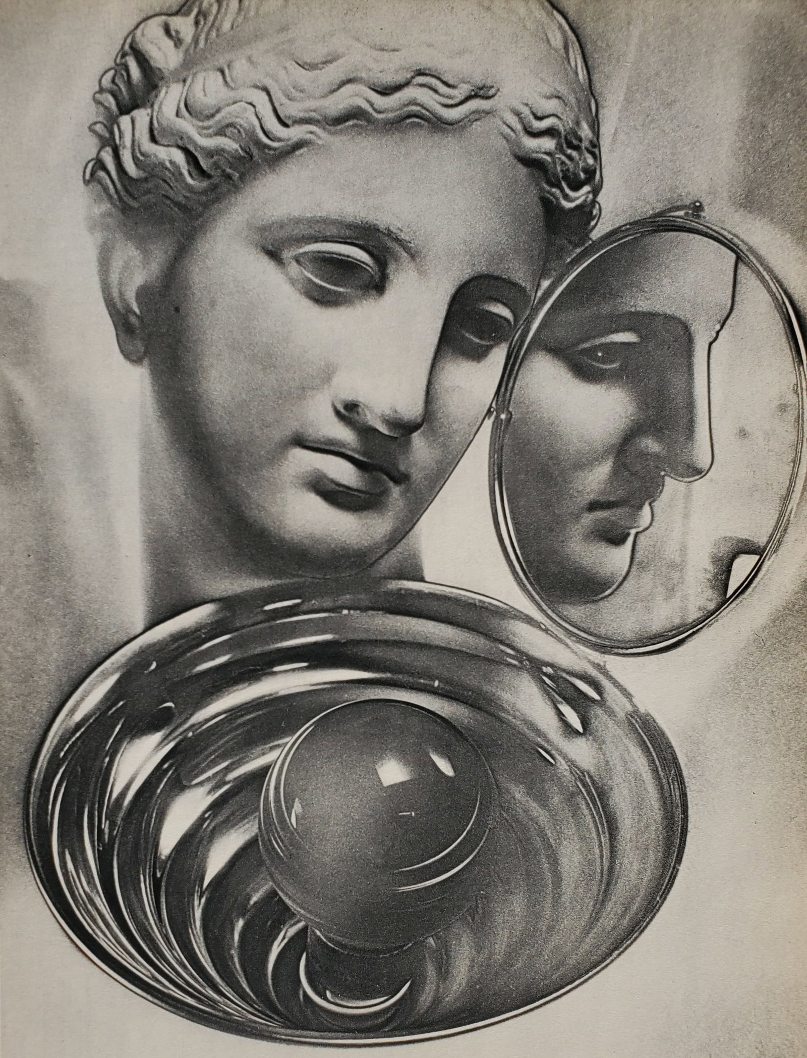 Man Ray (1890-1976), 'Statue's Face Reflected', 1934 First Edition (1 of 1)