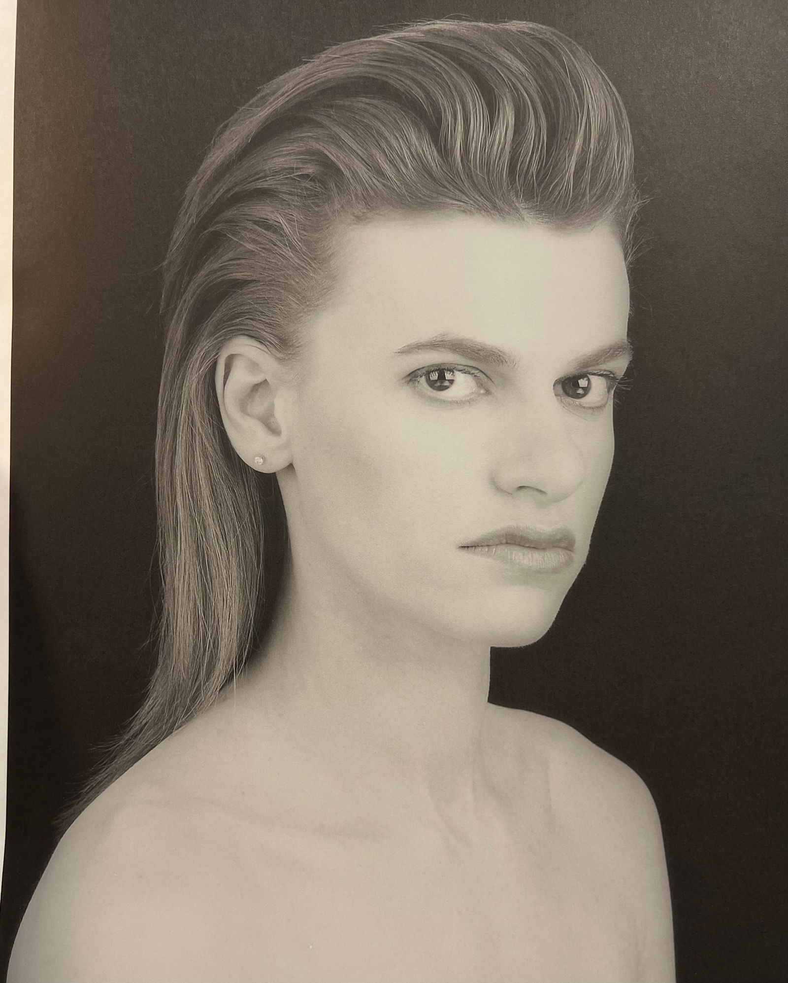 Robert Mapplethorpe, Sandra Bernghard, 1988: Photographer: Robert Michael Mapplethorpe (1946-1989) was an American photographer, best known for his black-and-white photographs. His work featured an array of subjects, including celebrity portrait