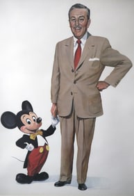 Charles Boyer, 'Partners', Signed Limited Edition Disney Lithograph, 1981