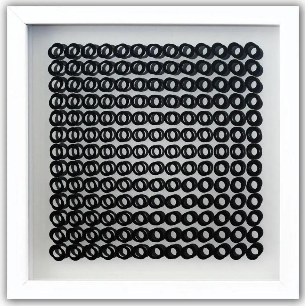 Victor Vasarely, 'Oeuvres Profondes Cinetiques', Framed Serigraph (1 of 2)