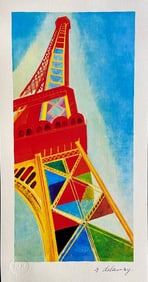 Robert Delaunay 'Eiffel Tower' 1985, Limited Edition Lithograph