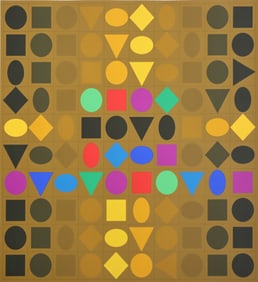 Victor Vasarely Sorbonne Screenprint Signed & Numbered